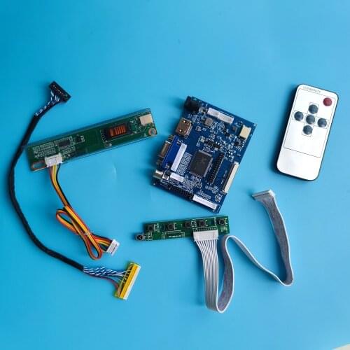 Kit Work for TX39D30VC1GAA HDMI 2AV VGA AV Remote 1280x800 LCD Screen Display Monitor 30pin Controller Board Driver Panel 15.4"