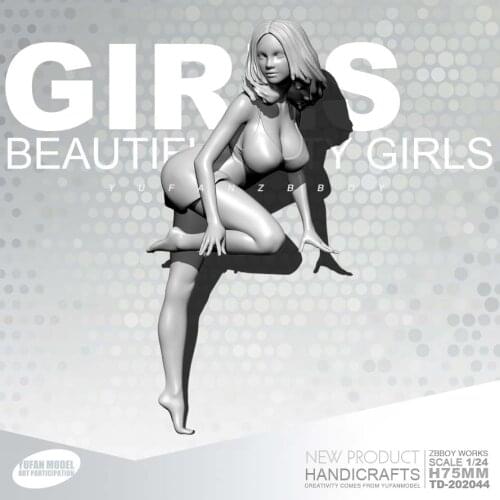 1/24 Resin Figure Kits GIRLS beauty Model self-assembled TD-202044