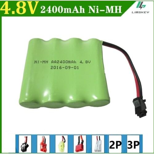 1PCS Ni-MH 4.8V 2400mAh Remote Control toy electric lighting lighting security facilities AA battery RC TOYS AA battery group
