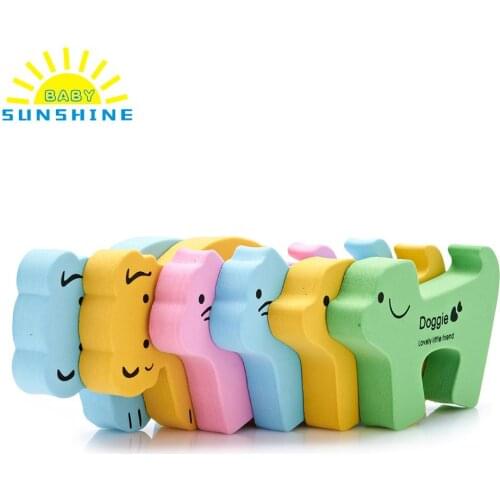 10PCS Cartoon Animal Foam Door Stopper Protective Cushion Holder Lock Safety Guard for Children Kids Baby 10 Types Optional