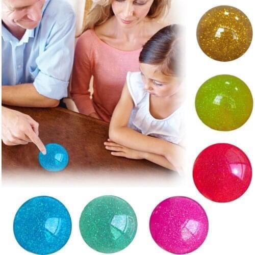 1pc Squeezing Balls Sensory Sticky Toys Squeeze Calming Balls Sticky Wall Ball Decompression Toy Fun Vent Dolls For Kids Adults