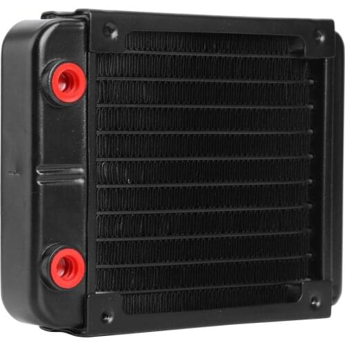 120mm 10 Tube Computer Water Cooling Radiator G1/4 Internal Thread Heat Dissipation and Exchange Drop Ship