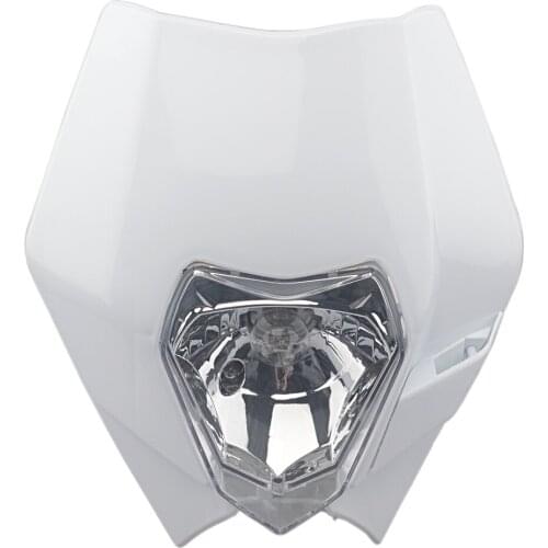 3 color 12v 35W Motorcycle Dirt Bike Motocross Supermoto Universal Headlight Fairing For SX EXC XCF 2015 2016 2017 Headlamp