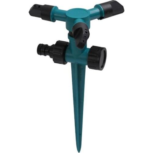 360 Degree Adjustable Rotating Water Sprayer Garden Water Sprinkler Spike Lawn Grass for Garden Irrigation System Greenhouse