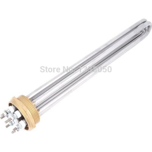 3U Shaped 10mm Bar Dia Electric Heating Water Heater Element 380V 12000W