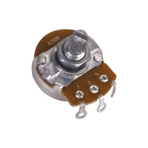 5x 250K-ohm Audio Potentiometer Split Shaft Guitar Volume Control 24mm Size Pots