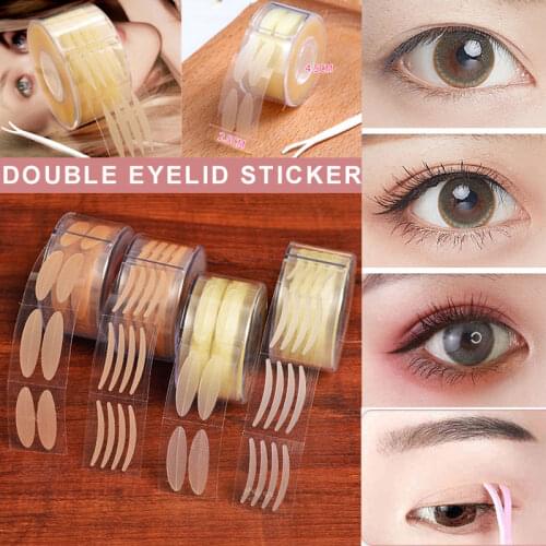 600 Pcs Self Adhesive Double Eyelid Lift Strips Big Eyes Make Up Eyelid Tape Stickers Makes Thin Eyelids Clearly Visible