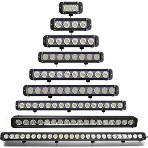 Car 12V 24V Led Work Light Bar Offroad 20W 40W 60W 80W 100W 120W 160W 180W 240W 260W Auto SUV ATV 4WD 4X4 10W Leds Bar Fog Lamp