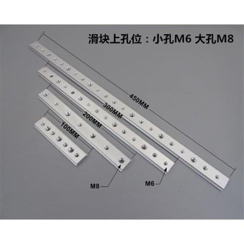 Woodworking T slider M6 M8 for Various Woodworking Jigs 30/45 type chute general purpose Pressing Plate Woodworking DIY tool
