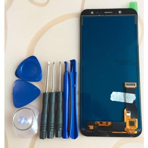 For Samsung Galaxy J6 2018 J600 J600F/DS J600G/DS J600F Touch Screen Digitizer + LCD Display Assembly + Tools