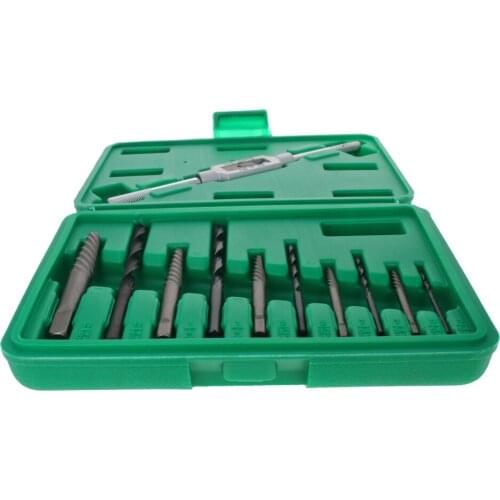 Utoolmart 1/2/3/4/5/6pcs New Thread Tool Broken Screw Extractor Cr-Mo 11-14mm/14-18m/18-25mm/25-35mm/35-45mm/3-6mm/6-8mm/8-11mm