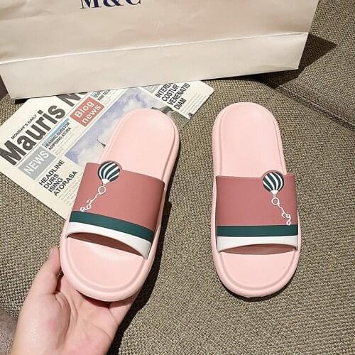 EVA Thick Soled Slippers Female Cartoon Home Antiskid Couple Slippers Male Shoes Man Women Shoes Mens Slippers Designer