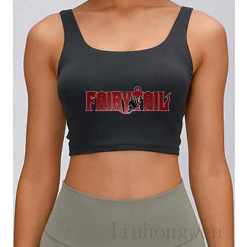 Fairy Tail Tv Anime Tank Top Sleeveless Leisure Spring Autumn New Fashion S-3xl Standard Graphic Crop Top Vest