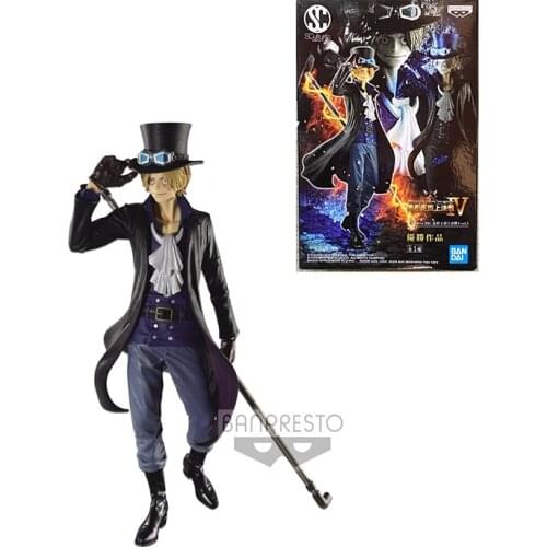 24cm BANDAI one piece figure Sabo SC Anime characters Action PVC Collection Model Toy Anime Figure Toys For Kids