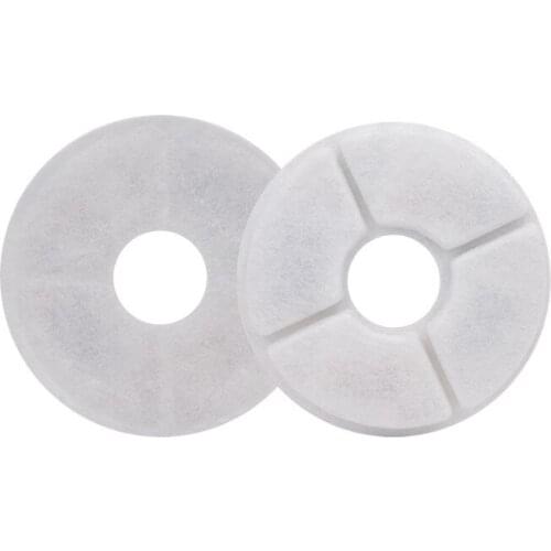 Eplacement Activated Carbon Filter For Cat Water Drinking Fountain Replaced Filters Flower For Pet Dog Round Fountain Dispenser