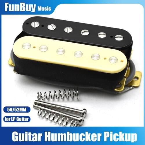 Humbucker Guitar Pickup Double Coil LP Electric Guitar Pickup Zebra Neck and Bridge Pickup for LP Electric Guitarra