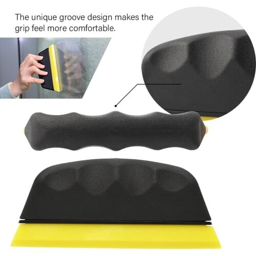 FOSHIO Vinyl Cleaning Tool Window Film Tint Squeegee Rubber Blade Glass Car Water Snow Shovel Ice Scraper Carbon Wrapping Tool