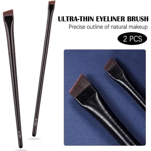 Eye brow liner Brush Brow Contour Brush Eyebrow Eyeliner Brush Professional Small Angled Eyebrow Brush High Quality Makeup Tools