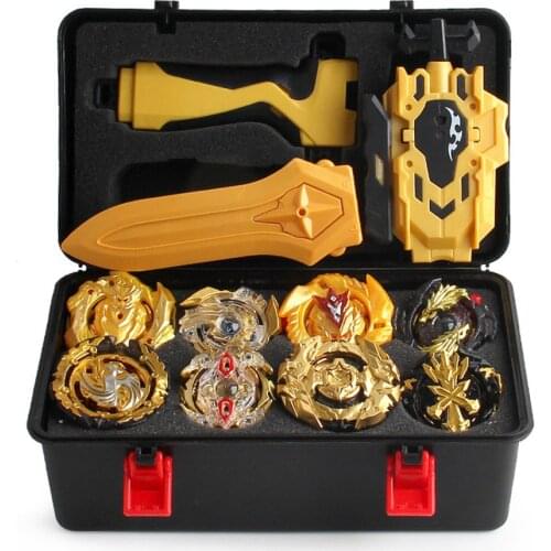 Gold Edition Top Set For Xd168-21B Non-Electric Imperial Dragon Burst Rise Gt Beyblade Starter With Launcher 1 Set