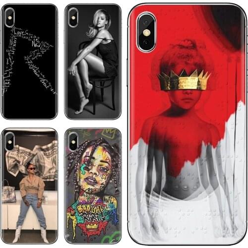 For Xiaomi mi Redmi Note 3 4 4X 5 6 7 8 8t 9 9s 9t 10 pro lite Robyn-Rihanna-C-Fenty Soft Bag Case