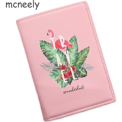Hot Sale Cute Passport Cover Nice Design Credit Card Holder Women PU Leather Business Card Bag Passport Holder Drop Shipping