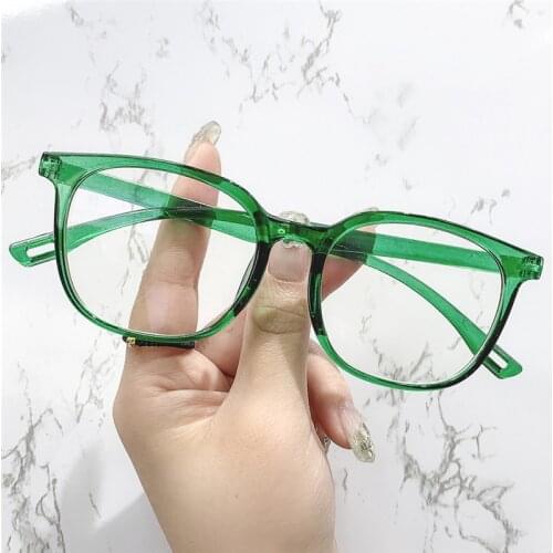 Iboode New Anti Blue Rays Glasses Fashion Men Women Flat Mirror Unisex Clear Lens Eyewear Computer Goggle Blue Light Blocking