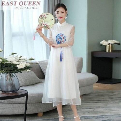 Chinese folk dance for women chiffon dress summer dress off shoulder traditional chinses clothing for women maxi dress FF341 A
