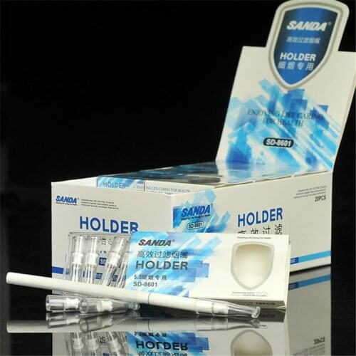 Cigarette Filter Reduce Tar Nicotine Filter Mouthpiece Cleaning Disposable Cigarette Holder For 5.5mm Slim Size Woman Cigarette