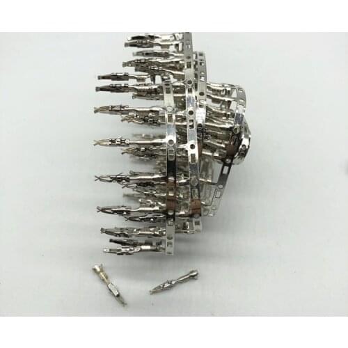 100pcs Car Speaker Socket footwell/trunk/Sun visor light Plug connector Crimp terminal 000979131E For VW Golf Audi Skoda seat