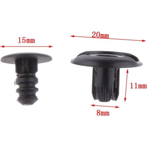 50pcs Clip Retaining Pusher Shirt For Honda Accord Civic Acura