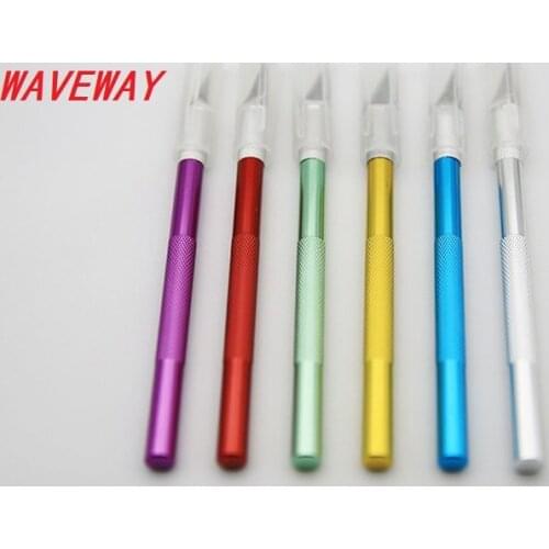 6 Blades Art Knifes Wood Carving Tools Razor Hobby Leather Fruit Food Craft Sculpture Engraving Scalpel Cutting PCB Repair