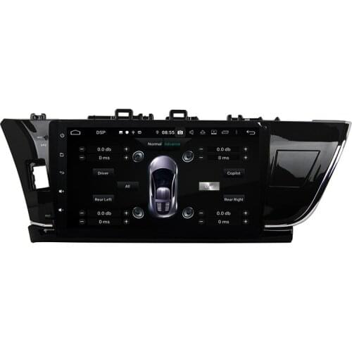 6 Core 10.1" PX6 Android 9.0 Car Radio For Toyota COROLLA 2014-2015 Left Multimedia Player 2 Din 4+64G Audio Stereo DSP