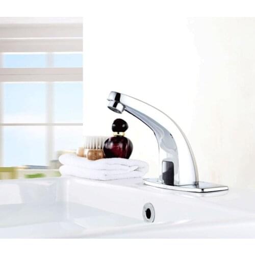 Hands Free Tap Stainless Steel Saving Water Automatic Bathroom Electric Home Use Sensor Faucet Smart Basin For Kitchen