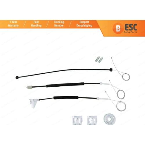 ESC Auto Parts EWR545 Electrical Power Window Regulator Repair Set Front Right Door 1U0837462 for Skoda Octavia 1U Facelift