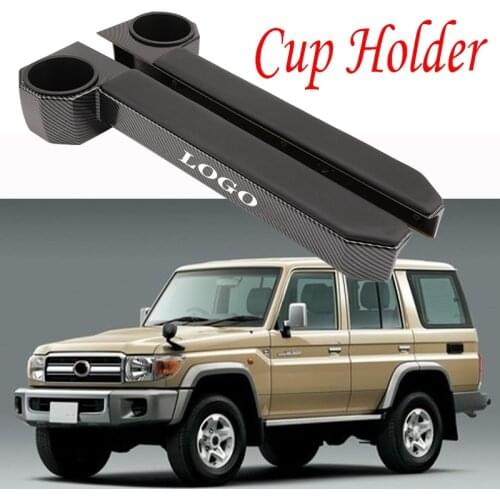 For Toyota Land Cruiser 70 Series LC70 LC75 LC76 LC78 LC79 2PCS Car Door Armrest Cup Holder Organizer Accessories