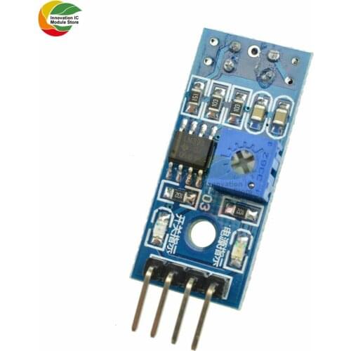 TCRT5000 Infrared Reflective IR Photoelectric Board Module Switch Barrier Line Track Sensor Module for Arduino Smart Car 3.3V-5V