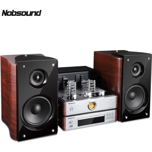 Nobsound Bluetooth Combined speaker Output power 60W 5670 Electron tube amplifier Bookshelf HIFI stereo system speaker Player