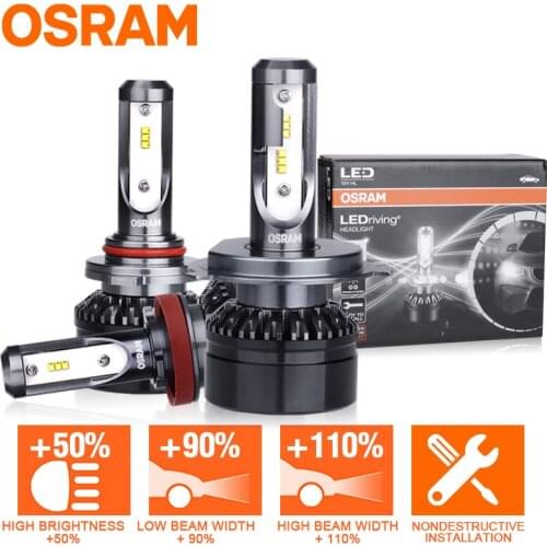 OSRAM H1 H4 H7 led Bulb HB3 HB4 led car Auto 9005 9006 9012 HIR2 h11 led lampada led h4 6000K white fog light headlight lamp 12V