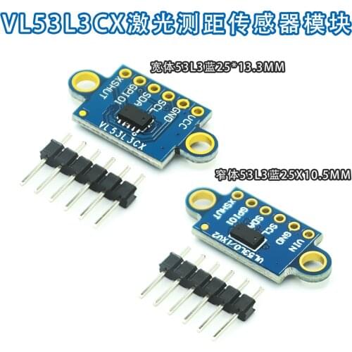 VL53L3CX Time-of-Flight ToF Laser Ranging Sensor Module Breakout 3M 940nm IR Laser Distance I2C IIC For Arduino