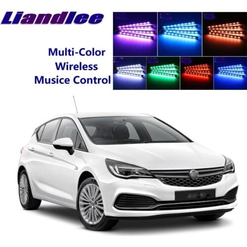 LiandLee Car Glow Interior Floor Decorative Atmosphere Seats Accent Ambient Neon light For Holden Astra / VXR