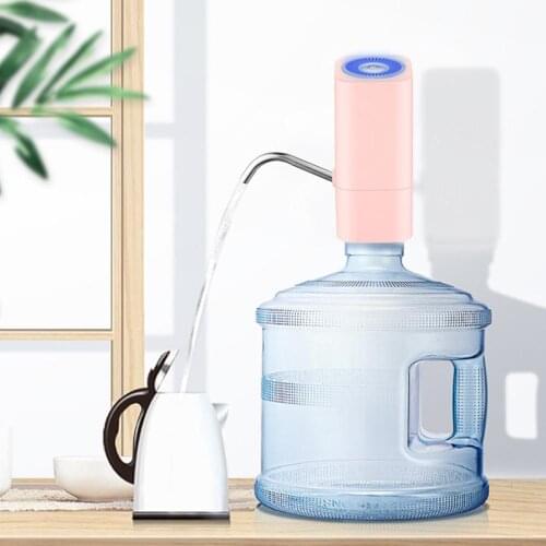 Water Bottle Bump Automatic Mini Drinking Water Dispenser Electric Wireless USB Portable for Home Office