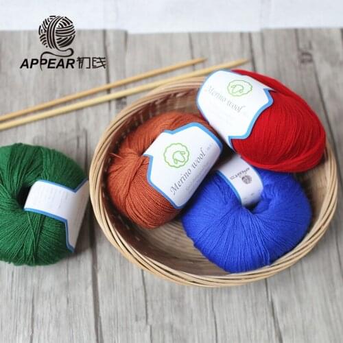Free shipping 300g(50g*6pcs) High Quality Cashmere Wool Yarn Merino Wool Yarn Knitting Wool Yarn Thin Crochet Knitting Discoun B