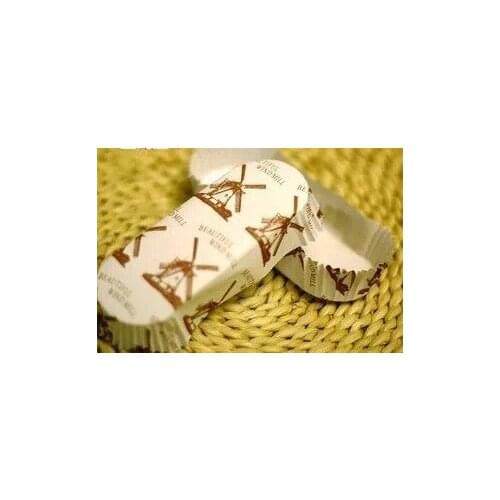 Baking cup shipform High temperature resistant windmill paper cake cups bread cup jk17