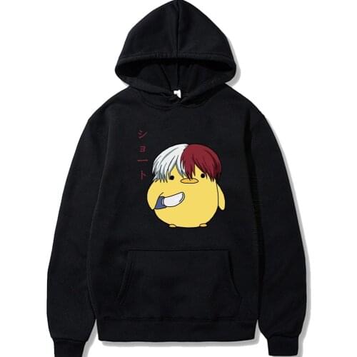 Anime My Hero Academia Hoodies Sweatshirt Kawaii Cartoon Shoto Japan Hoodie Streetwear Men Hoodie