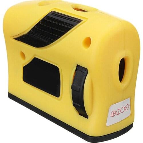 3D Electric Level Battery Operated Horizontal Vertical Level Three-In-One Spirit Level-Yellow (Without Tripod/With Tripod)