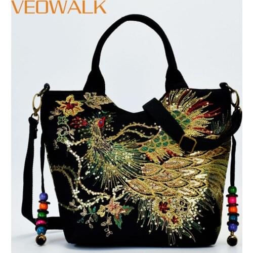 Женские тканевые сумки Veowalk China At AliExpress