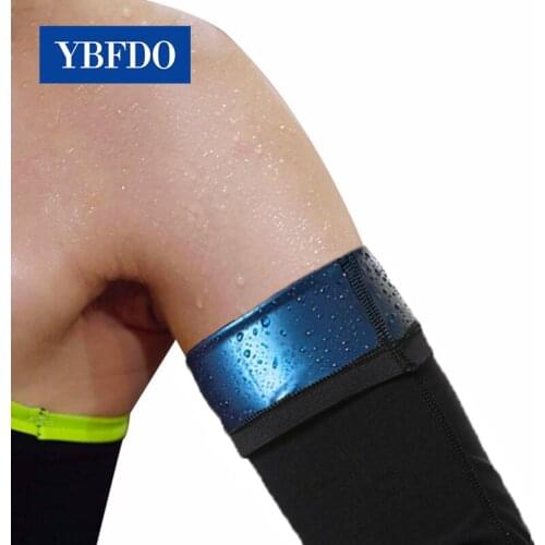 YBFDO 1Pair Silver ion coating Arm Control Trimmers Wraps Slimmer Arms Control Slim Armbands Control Shapers Sweat Sauna Fitness