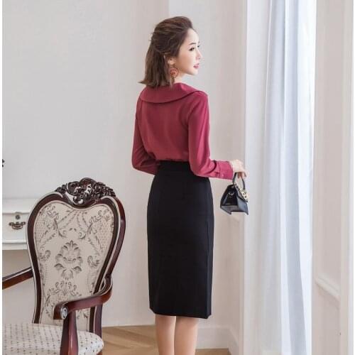 Stretch high waist bag hips skirt women mid-length slim split skirt wedding ceremony festive long skirts office lady clothes