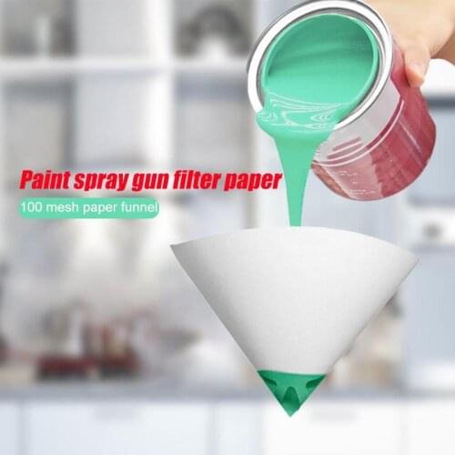 100 Mesh Paper Paint Strainers Industrial Coating Filtration Conical Mesh Filter Environmental Good Filter and Performance