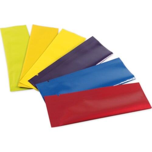 2000pcs DHL Wholesale 1.4"x4.3" Opening Top Heat Sealing Vacuum Mylar Foil Bag for Coffee Powder Spices Storage Aluminum Pouches